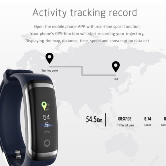FITNESS & HEALTH SMART WATCH FOR ANDROID & IPHONE
